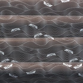 Трансферно фолио "Хартиени лодки"